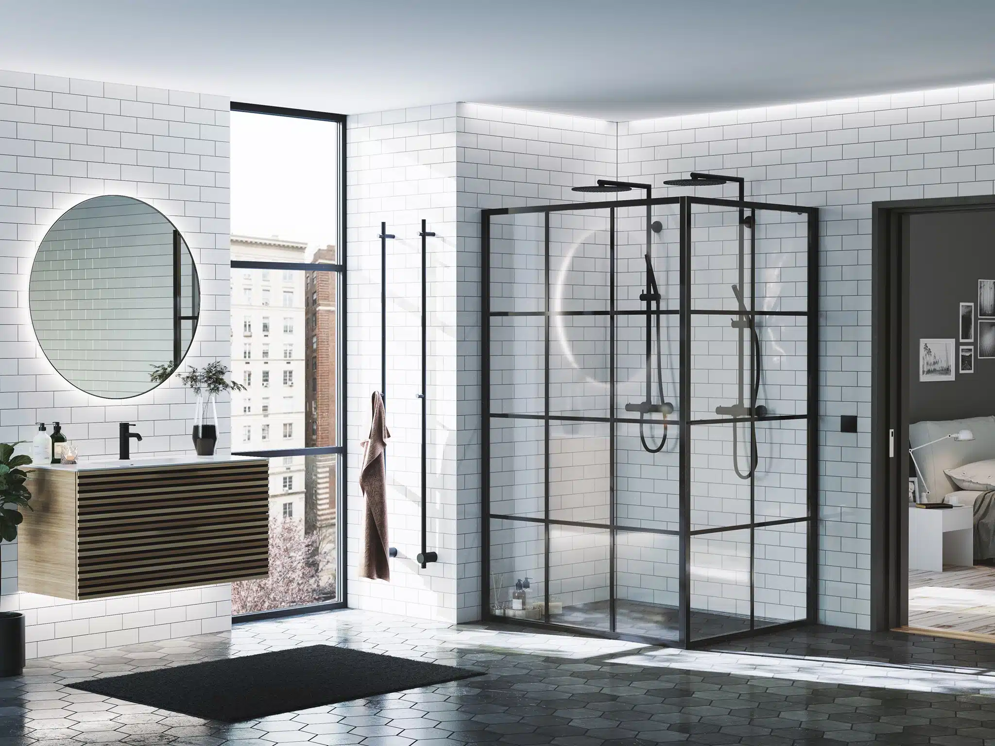 Bilde av et renovert bad - Hadeland VVS AS - Rørlegger